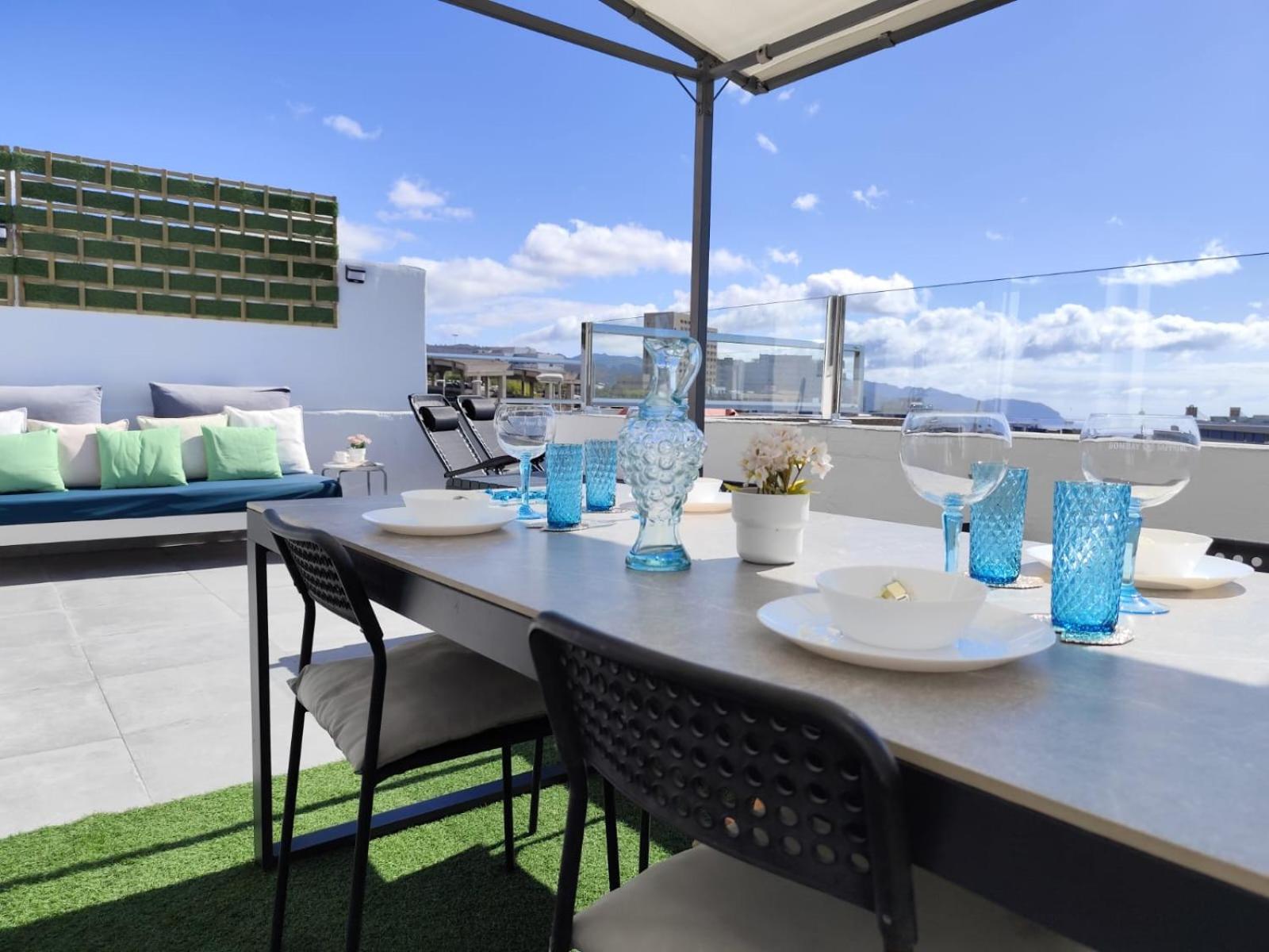 Atico Micaela. Terraza Y Vistas Daire Santa Cruz de Tenerife Dış mekan fotoğraf